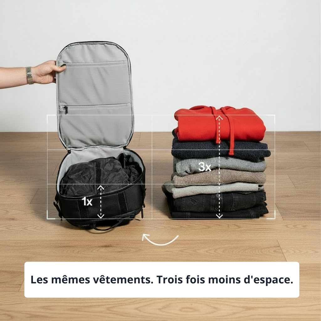 AirPack — Sac de compression voyage